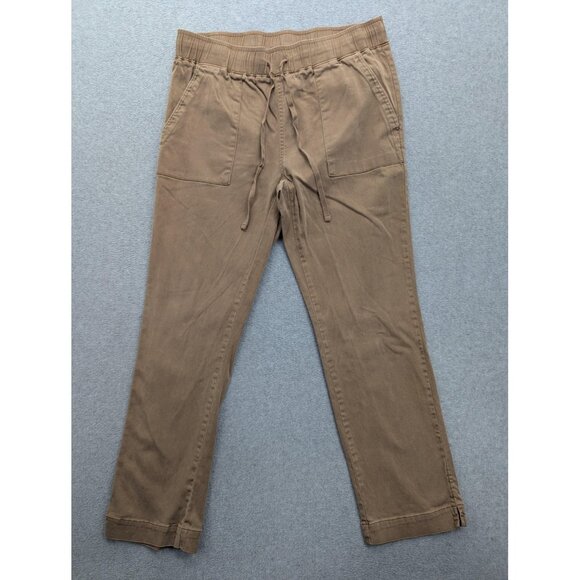 Buffalo David Bitton Pants Mens Medium Brown Jogger Drawstring Tencel Blend - Picture 1 of 13
